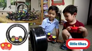 Little Tikes RC Tire Twister product review and playtime in HD spanish and english