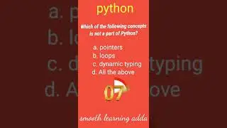 Python programming mcq question 