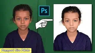 How to create Passport size Photo in adobe Photoshop cc by crafty panda