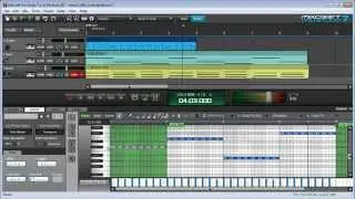 Mixcraft 7 Virtual Instruments and MIDI: Editing Multiple MIDI Tracks Simultaneously
