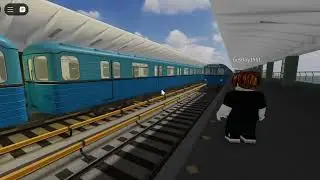 Roblox Поезд ЕЖ3РУ1 Проезжает Станцию Выхино Без Остановки