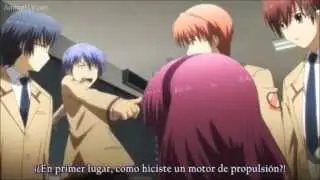 mejores momentos del exmaen-angel beats