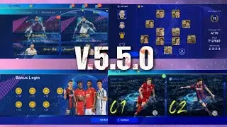"CHAMPIONS LEAGUE" Patch ✨ V.5.5.0 PES eFootball 2021 🔥 Best Menu Theme full license