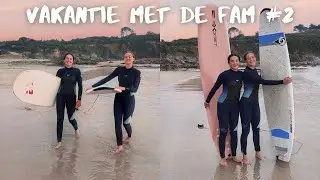 SURFEN MET ZONSONDERGANG - vakantie met de fam #2 | isa luna