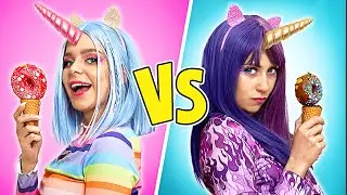 Good Unicorn Food VS Bad Unicorn Food | Who Will Reign Supreme?