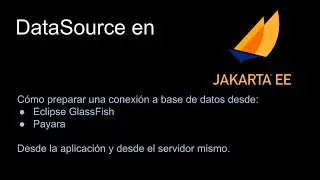 #jakarta EE DataSource - Configurando la Base de datos para una Aplicación #jakartaee