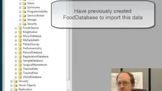 Database - Importing Data Into SQL Server