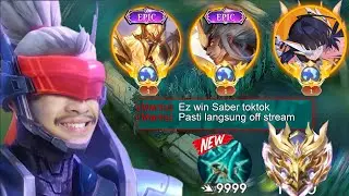 KETEMU MUSUH KERAS SABER BISA APA? TEROBOS AJA LA! AWAL DIBANTAI BERUJUNG PEMBANTAIAN❗MOBILE LEGENDS