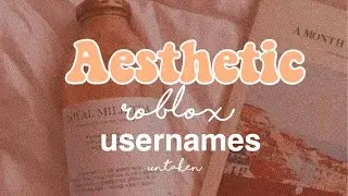 ♡Aesthetic Roblox username idea (untaken) part 2 ♡