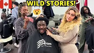 Gossiping in a Canadian Barbershop, You Won’t Believe the Stories I Heard!