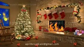 Happy Holidays TV Studio Set 19-Virtual Green Screen Background Loop
