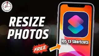 Resize image using Free iOS 13 Shortcuts - Resize images height and width