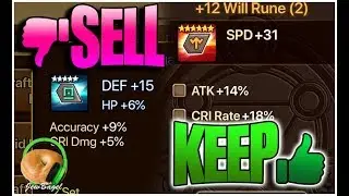 What Runes to KEEP, and What to SELL (Summoners War | Rune Crafts)