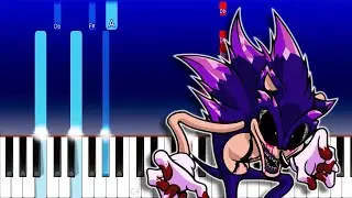 Friday Night Funkin' VS Minus SONIC.EXE 2.0 - Cycles Song (Piano Tutorial)