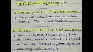 What are the advantages of a virtual machine? #virtualmachine #virtualmachines #operatingsystem