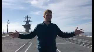 The Beat Blast boards the USS Nimitz