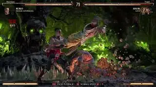 Mazzappa(Reiko) vs Fvojrd(Havik) - MK1 Ranked Match Replay LIVE commentary