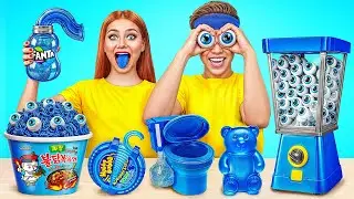 ब्लू फूड चैलेंज | महाकाव्य भोजन लड़ाई Multi DO Challenge