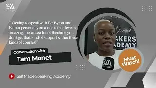 Self Made Speaking Academy Testimonial - Tam Monet