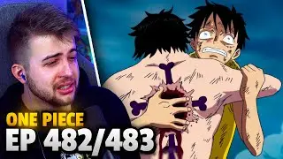 MARINEFORD BROKE ME ON SO MANY LEVELS😭One Piece Episode 482 & 483 Reaction