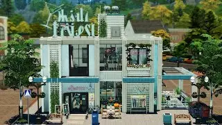 Bubble Tea Store 🥤 and Thrift Store 👚 | The Sims 4 - Stop Motion speed build ( No CC )