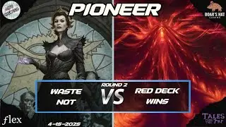 Mono Black Waste Not VS Red Deck Wins  [MTG Pioneer Round 2]