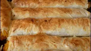 Kabak böreği yapımı
