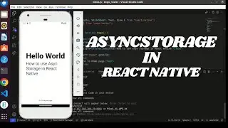 How to use AsyncStorage in React Native || AsyncStorage Tutorials for Beginners