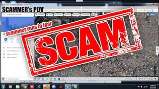 Scammer Runs in Fear