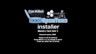 OpenTuna FMCB Installer - New UMCS Format, Configurations, and Save Icons!