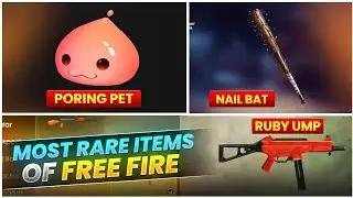 Most Rare Items Of Free Fire Battleground 