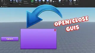 How to make an OPEN/CLOSE UI in Roblox Studio (2022)