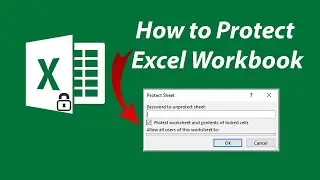 Protect Your Excel Sheet With Password | Protect Excel Workbook | Excel Tutorials