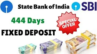 SBI bank 444 days fd scheme | sbi bank amrit vrishti fixed deposit interest rate 2024 Aug