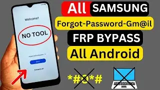 All Samsung FRP Bypass Without PC | Forgot Password & Gmail ID | All Android Google Account Bypass