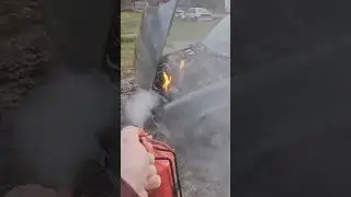 Car on FIRE!