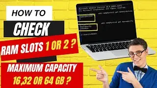 How to Check Number Of RAM Slots And Maximum RAM Capacity in Laptop ? Easiest Way