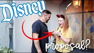 unexpected SURPRISE "proposal" in DISNEYLAND (w/ NEW ring)