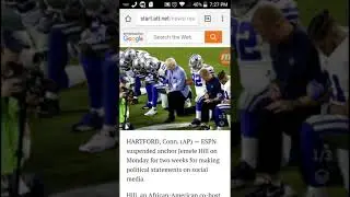 ESPN Suspends Jamele Hill once again for Controversial Tweet of cowboys boycott