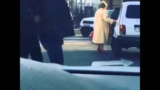 Бабушка за рулем Армянской НИВЫ