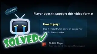 How to Solved Player doesn,t support this video || vidmate video download problem playit