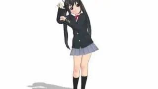 MMD - Azusa's Nyanyanyanyanyanyanya!