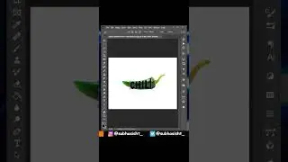 Object text in Photoshop - Photoshop tips #shorts