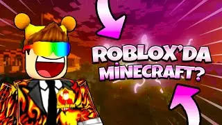 🌌MİNECRAFT AMA ROBLOX'TA!?🌈 | Mineblox | Roblox Türkçe