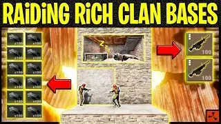 Rust RAiDiNG a RiCH CLAN BASE + BEST Raid DEFENSE - Eco Raiding M249 (Rust Raids PvP)