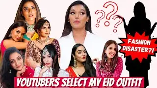 Youtubers select MY EID OUTFIT! Fashion Hit or Miss? | Sarah Sarosh