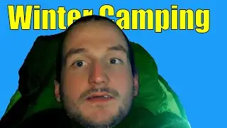 Backyard Winter Camping in $35.95 Tent