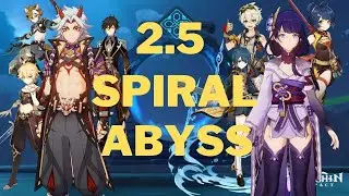 2.5 Spiral Abyss Itto Full Geo Team + Raiden National Team