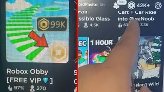 3 juegos de ROBLOX que prometen Robux gratis 2025😱🤑