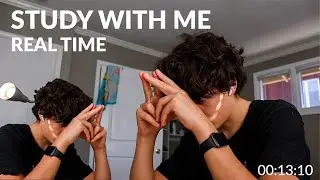 Real Time 100 Minute Study With Me (with music)
